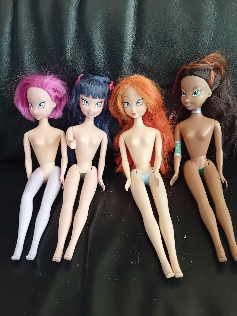 winx club poppen 4 stuks, Ophalen of Verzenden, Pop