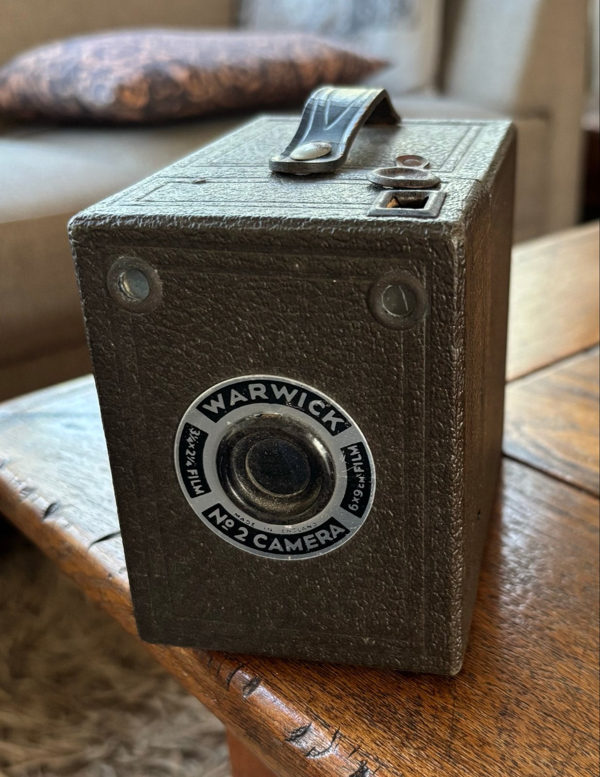 Vintage Warwick No. 2 Box Camera - Made in England, Ophalen of Verzenden, Gebruikt, Compact, Overige Merken