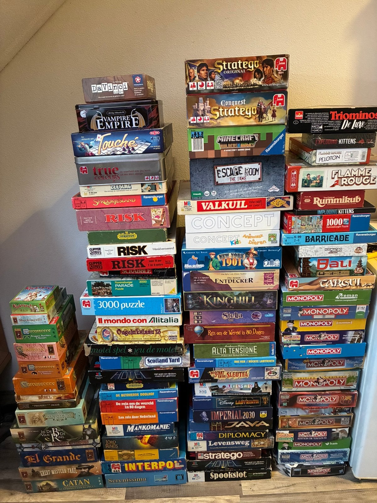 Uitverkoop bordspellen: 1 + 1 gratis, Hobby en Vrije tijd, Gezelschapsspellen | Bordspellen, Zo goed als nieuw, Ophalen of Verzenden