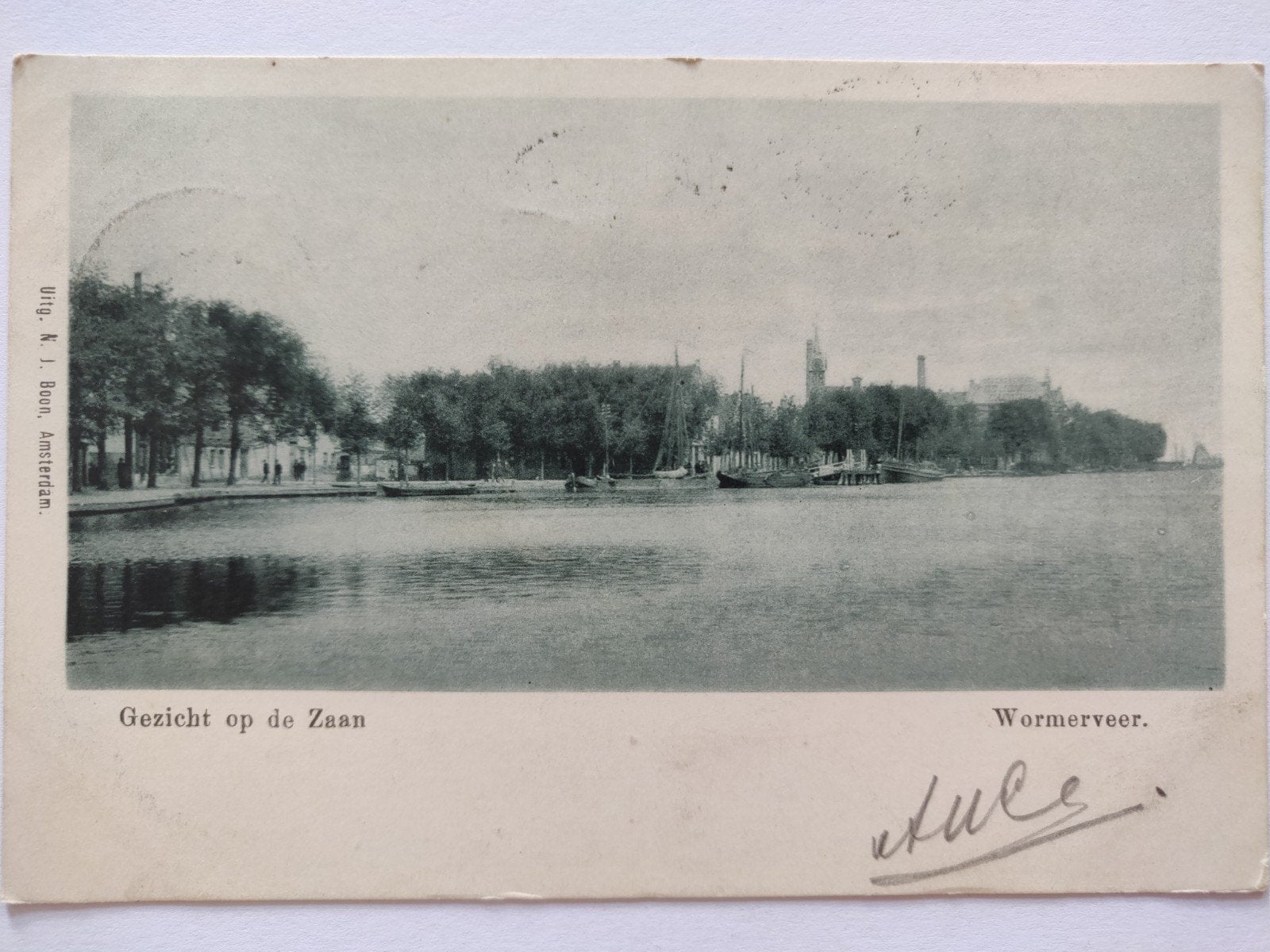 X3171 Womerveer 1901, Ophalen of Verzenden, Voor 1920, Noord-Holland