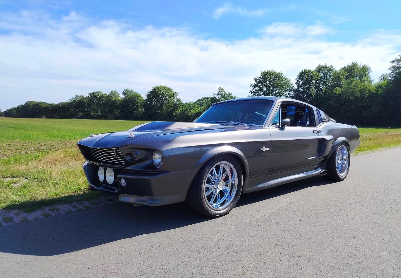Ford Mustang Shelby GT500 1967, Zwart, Leder, Handgeschakeld, Particulier