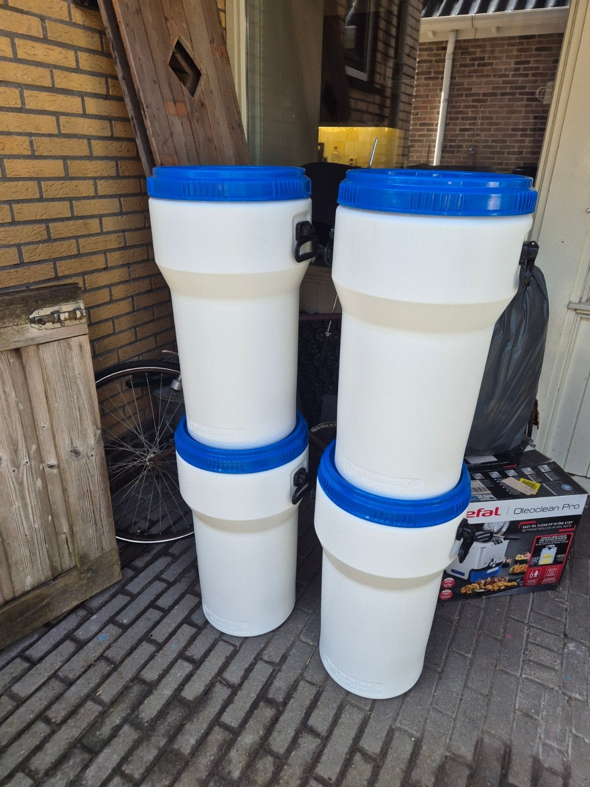 kunststof wijdmond vat / voerton / opslagvat NIEUW!, Ophalen