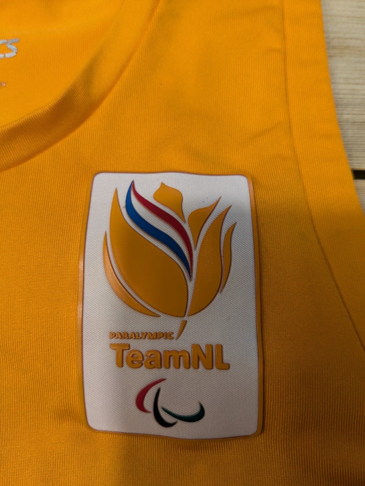 Team NL hardloopshirt maat XS, nieuw!, Team NL, Nieuw, Oranje, Ophalen of Verzenden