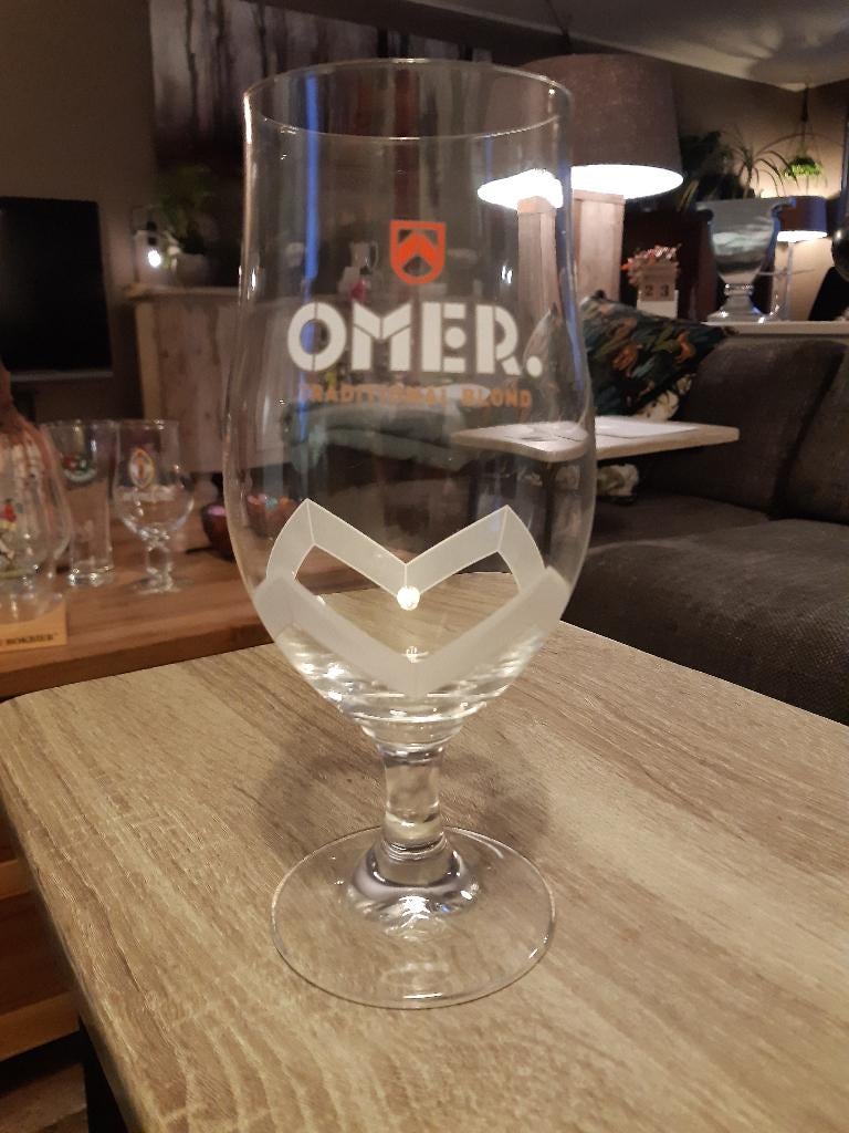 Omer bierglas (Z209-26), Ophalen of Verzenden, Nieuw, Glas of Glazen, Overige merken