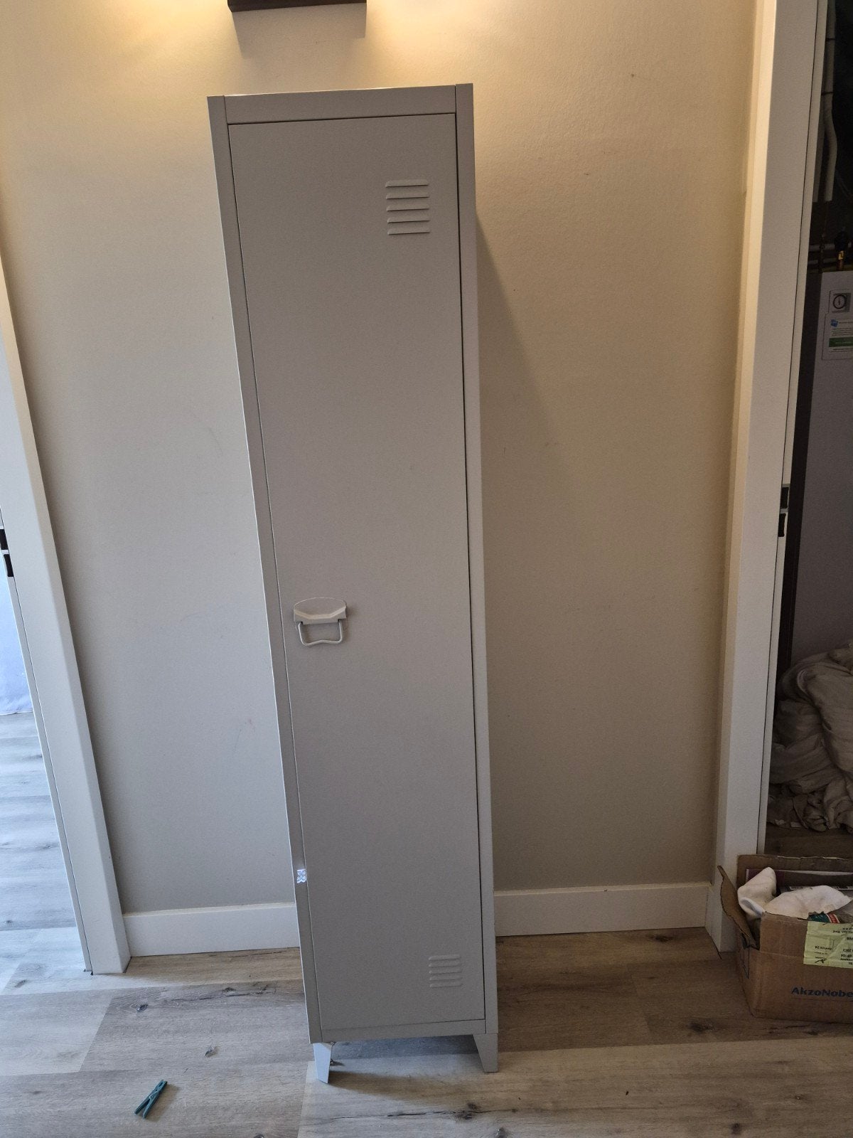 lockerkast grijs, Huis en Inrichting, Kasten | Lockerkasten, Ophalen of Verzenden, Zo goed als nieuw