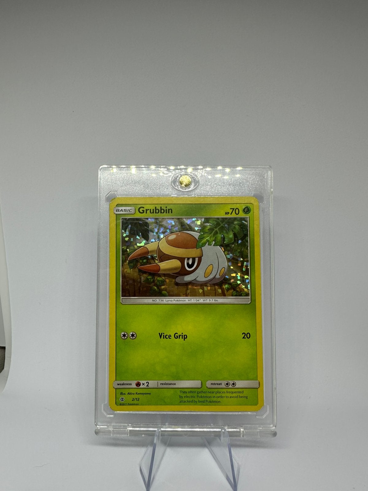 Grubbin 002/012 Promo MCD17 McDonald's Promo 2017 Holo Error, Hobby en Vrije tijd, Ophalen of Verzenden, Zo goed als nieuw