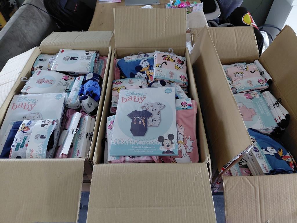 Partij Disney baby- en kinderkleding nieuw met label 500stk, Kinderen en Baby's, Ophalen of Verzenden, Nieuw, Overige maten