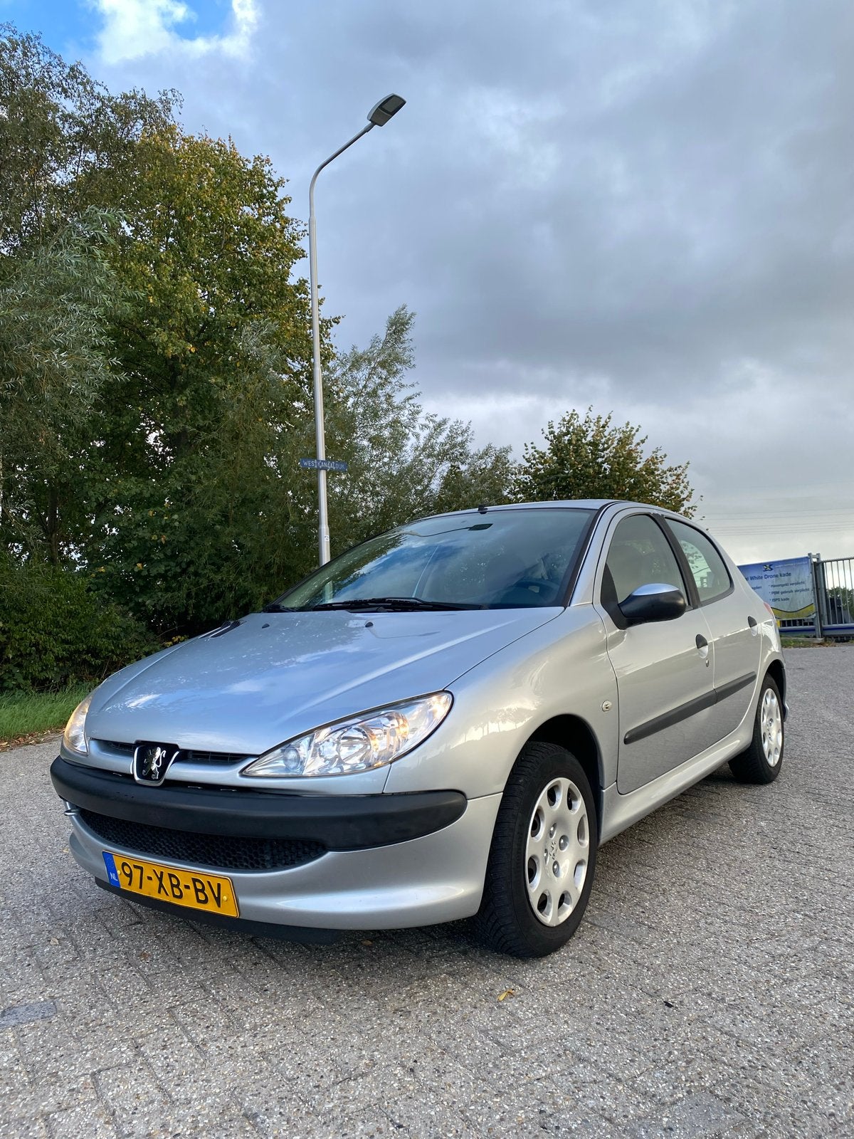 Nette Peugeot 206 1.4 5D 2007 met airco, Auto's, Voorwielaandrijving, 31 €/maand, 4 cilinders, Origineel Nederlands