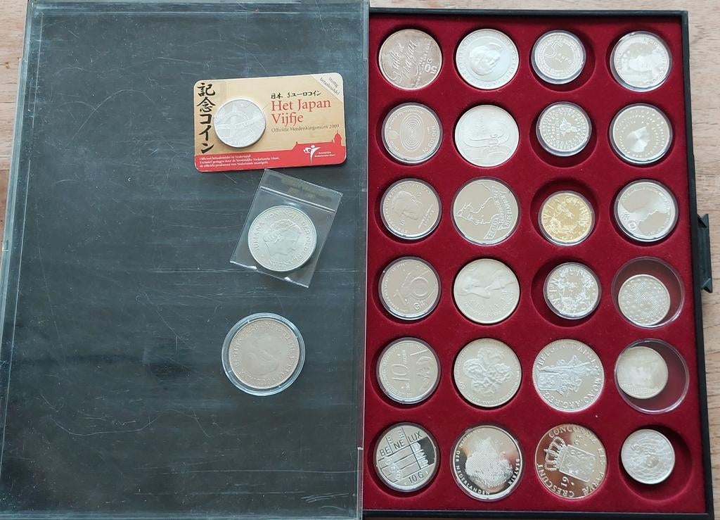 Zilveren herdenkingsmunten Nederland, Postzegels en Munten, Ophalen, Nederland, Munten
