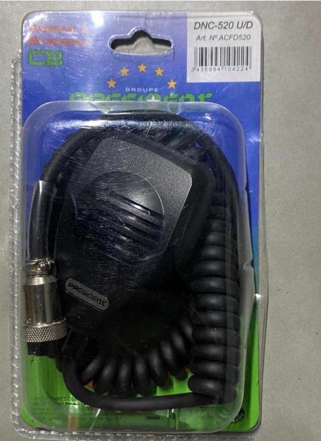 Nieuwe President handmike 6-polig met up/down-toetsen, Telecommunicatie, Ophalen, Nieuw, Zender