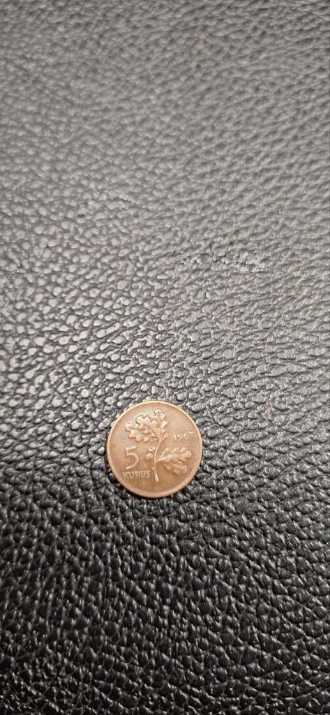 2#     Turkije 5 kurus 1967, Ophalen of Verzenden, Overige landen