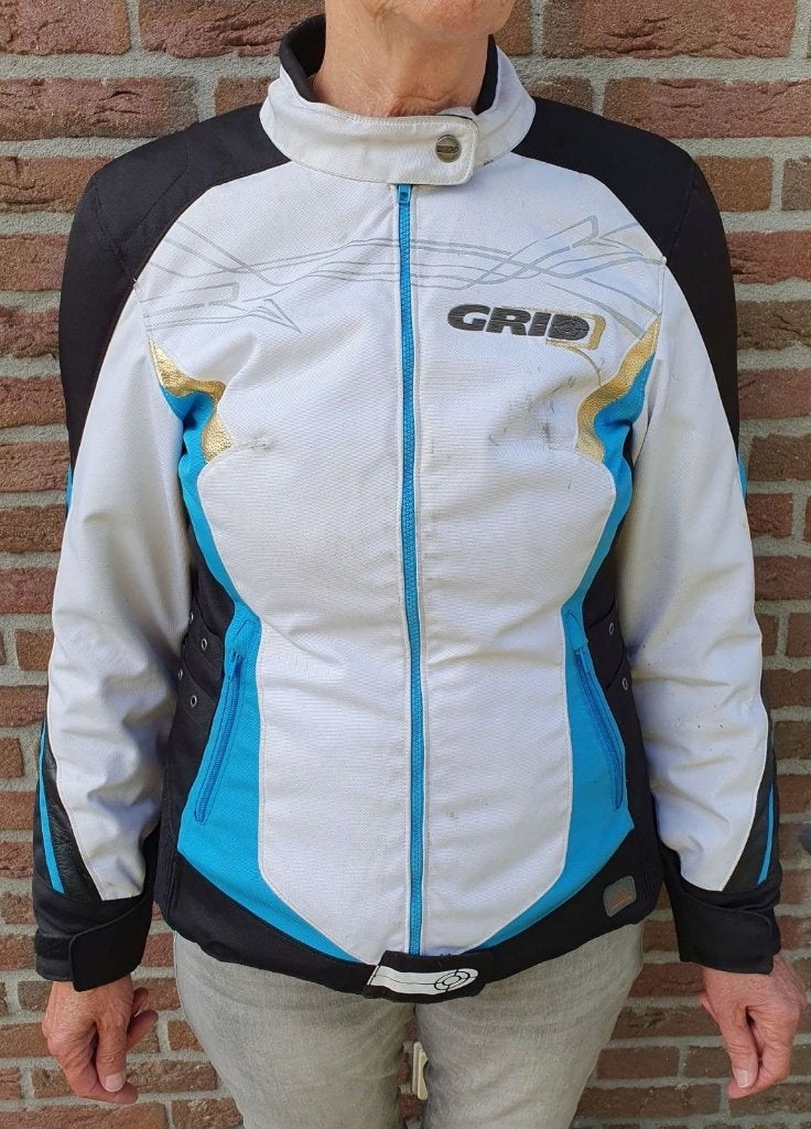 Motorjas dames textiel maat L, Jas | textiel, Ophalen of Verzenden, GRID, Dames