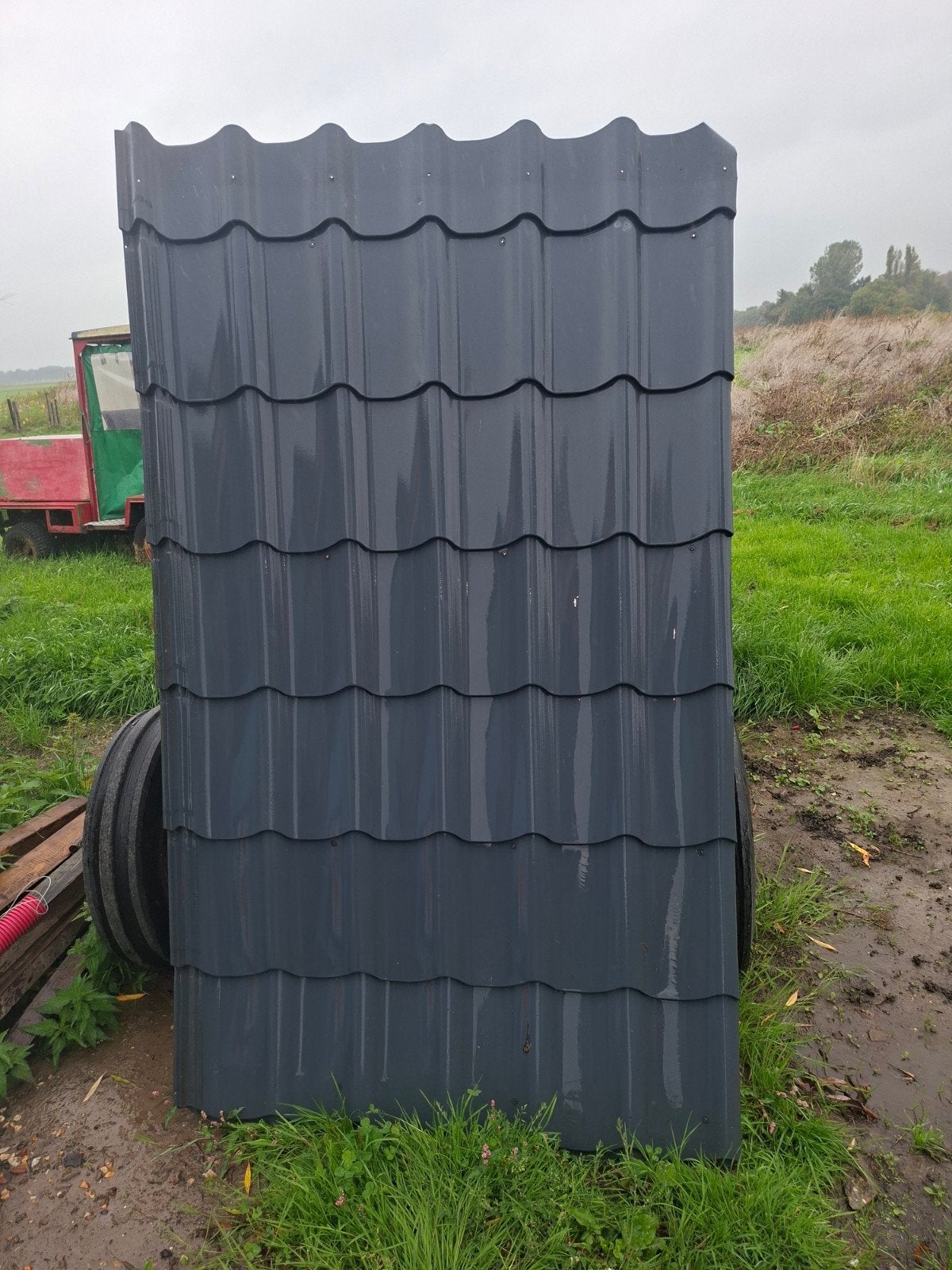 dakpanprofiel platen, Ophalen, Gebruikt, 15 m² of meer, Dakpannen