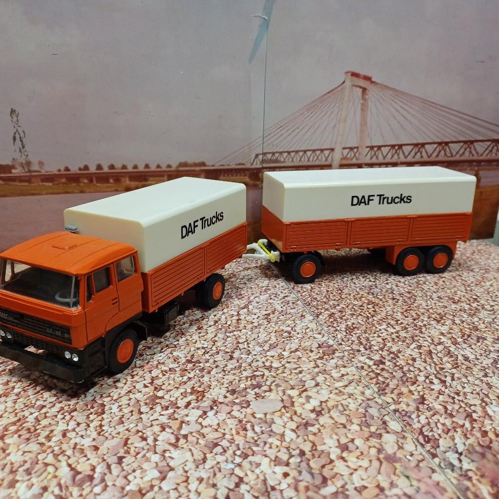 liontoys daf 2800 combi demo, Ophalen of Verzenden, Zo goed als nieuw, Bus of Vrachtwagen, Lion Toys