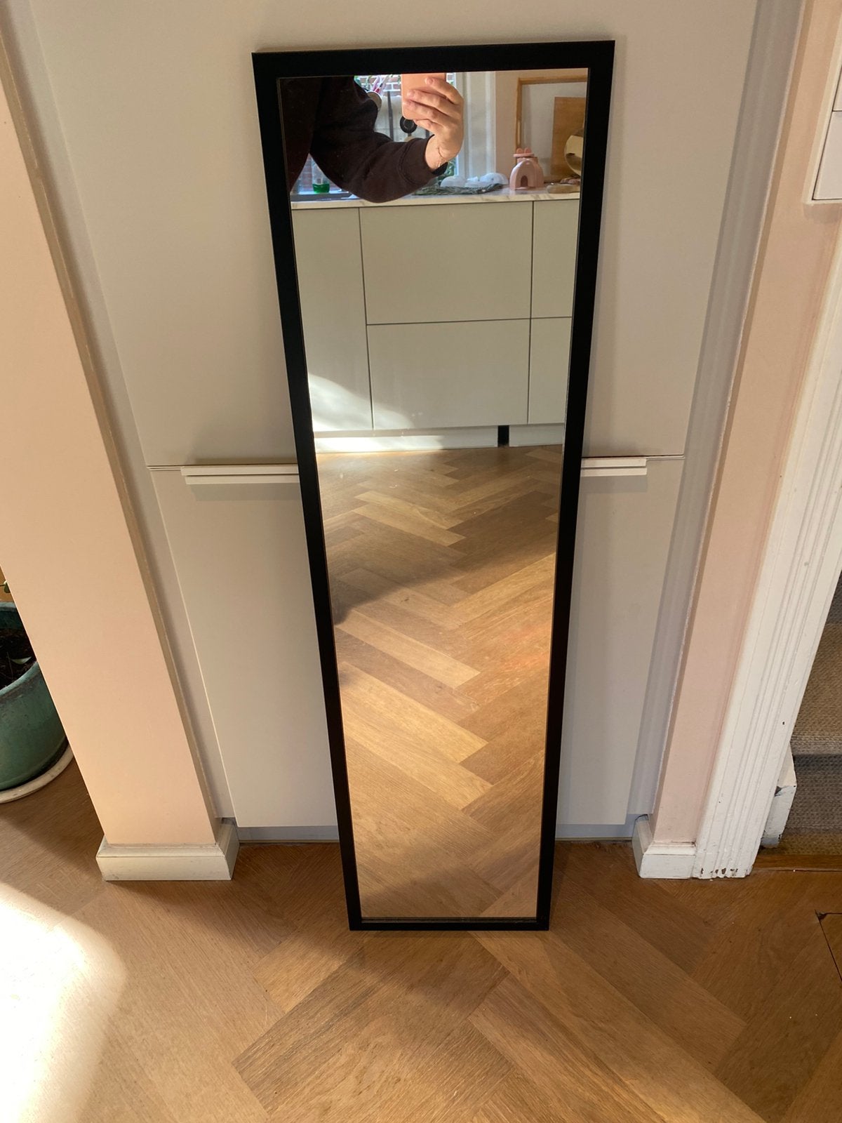 Spiegel Ikea liljetrad, Huis en Inrichting, Ophalen, Zo goed als nieuw, Rechthoekig, Minder dan 100 cm