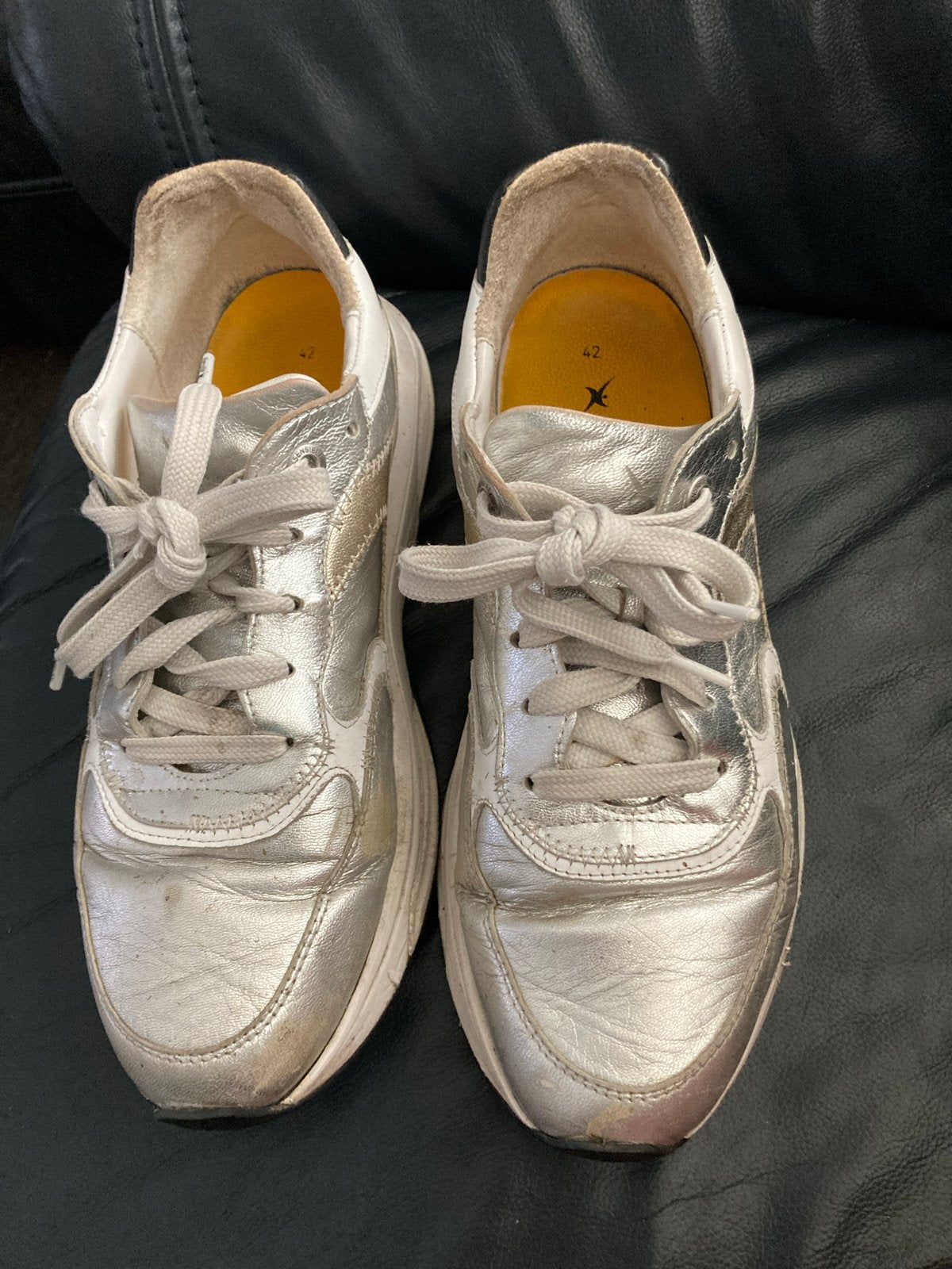 sneakers zilver Gedragen Xsensible maat 42, Ophalen of Verzenden, Gedragen, Overige kleuren, Sneakers of Gympen