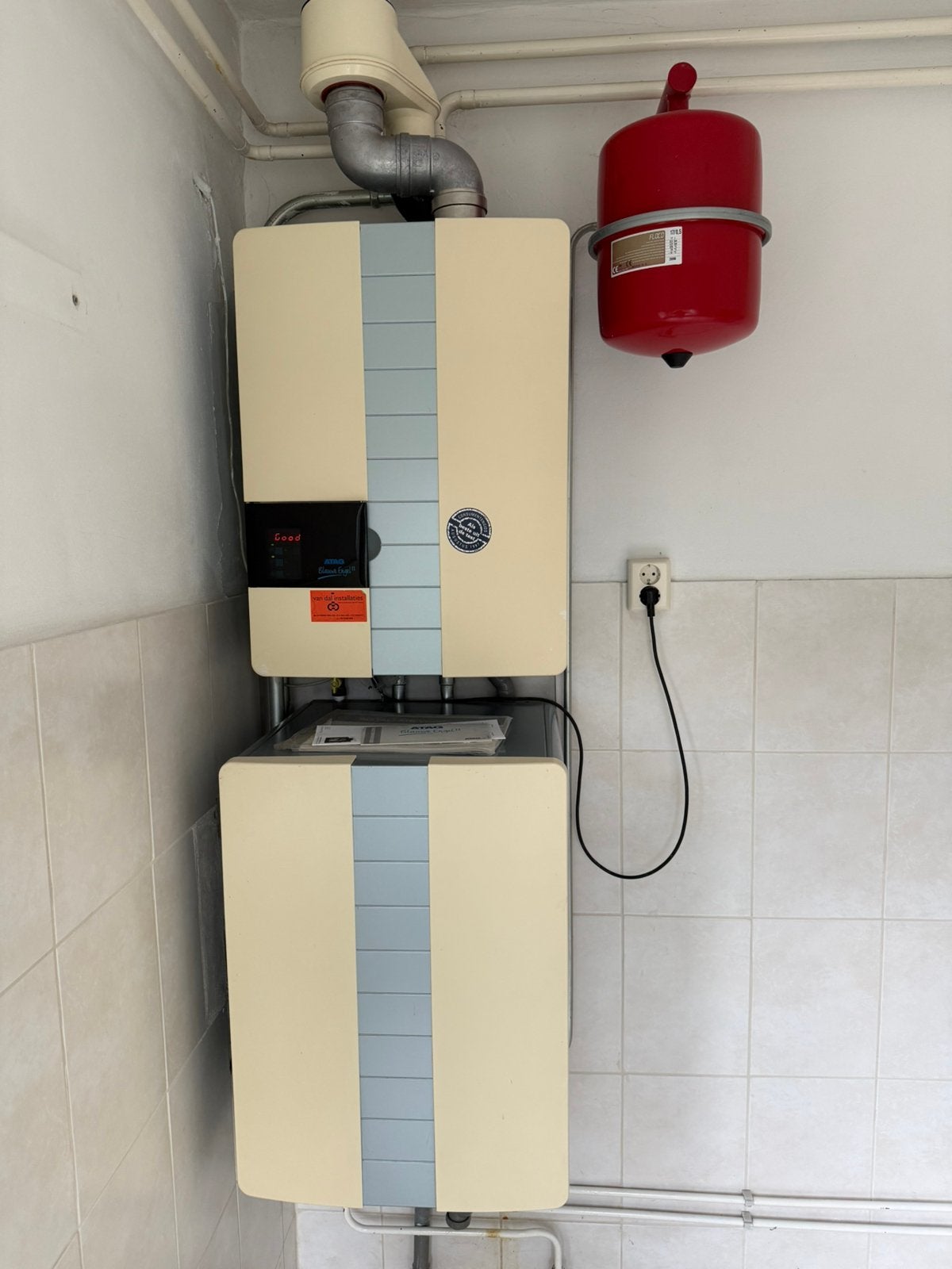Compleet werkende CV-installatie, Doe-het-zelf en Verbouw, Ophalen, 30 tot 80 cm, Gebruikt, Cv-ketel of Combi-ketel