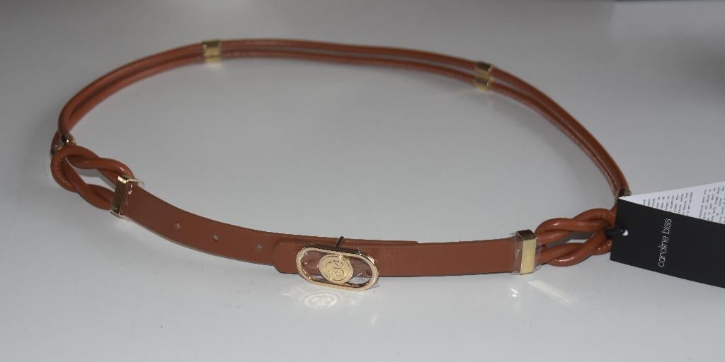 Nieuwe Caroline Biss ceintuur riem met goudkleurige gesp, Kleding | Dames, Riemen en Ceinturen, Verzenden, Nieuw, Overige kleuren