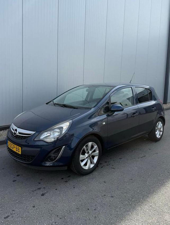 Opel Corsa 1.2 16V 5D 2014 Blauw, Auto's, Voorwielaandrijving, 1063 kg, 4 cilinders, Blauw