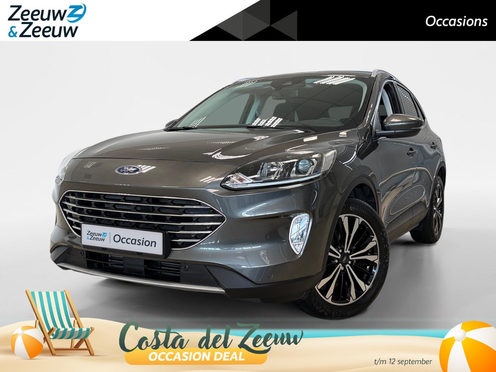 Ford Kuga 1.5 ECOBOOST | TITANIUM | 1600KG TREKGEWICHT | NL-, Voorwielaandrijving, 12 maanden, Stof, Gebruikt