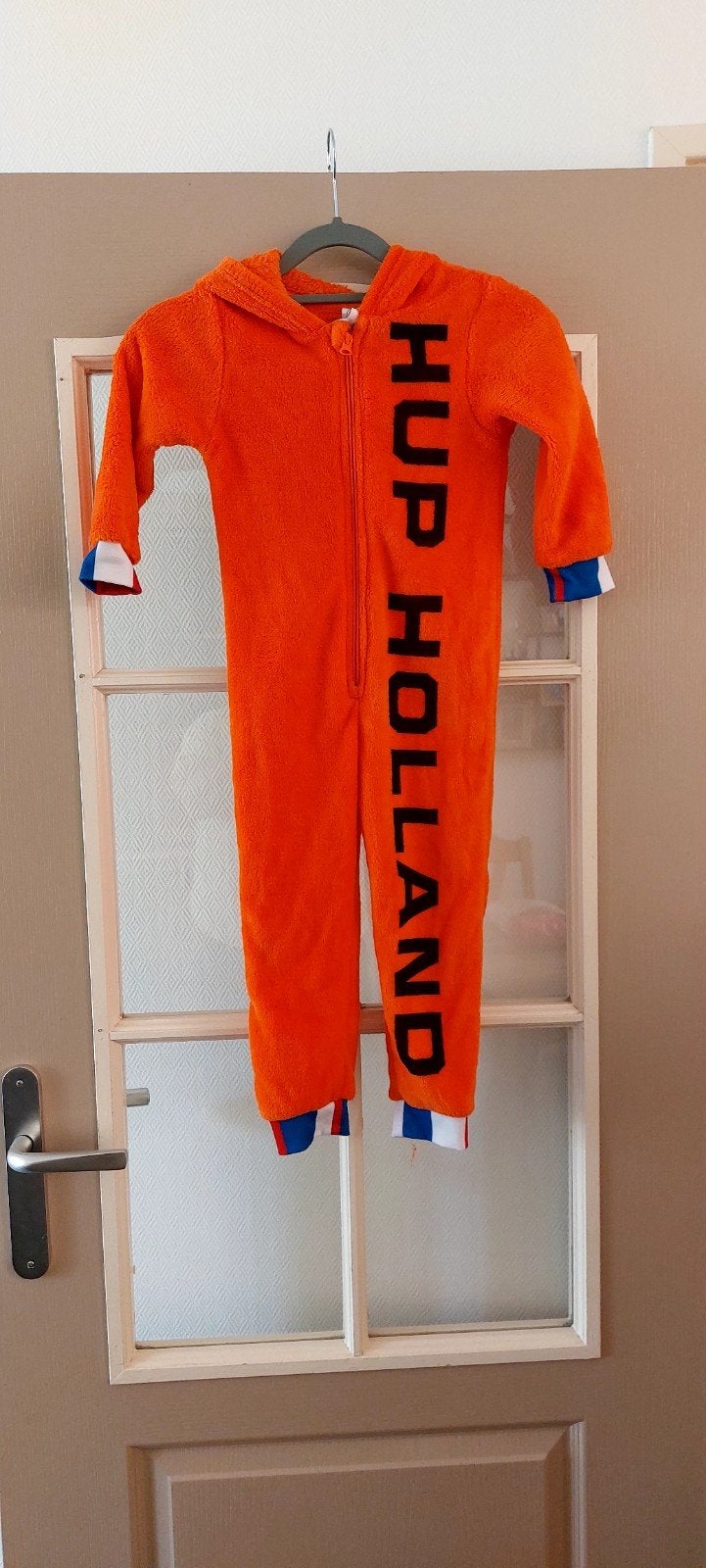 Hup Holland hup onesie maat 98/104, Ophalen, Jongen of Meisje