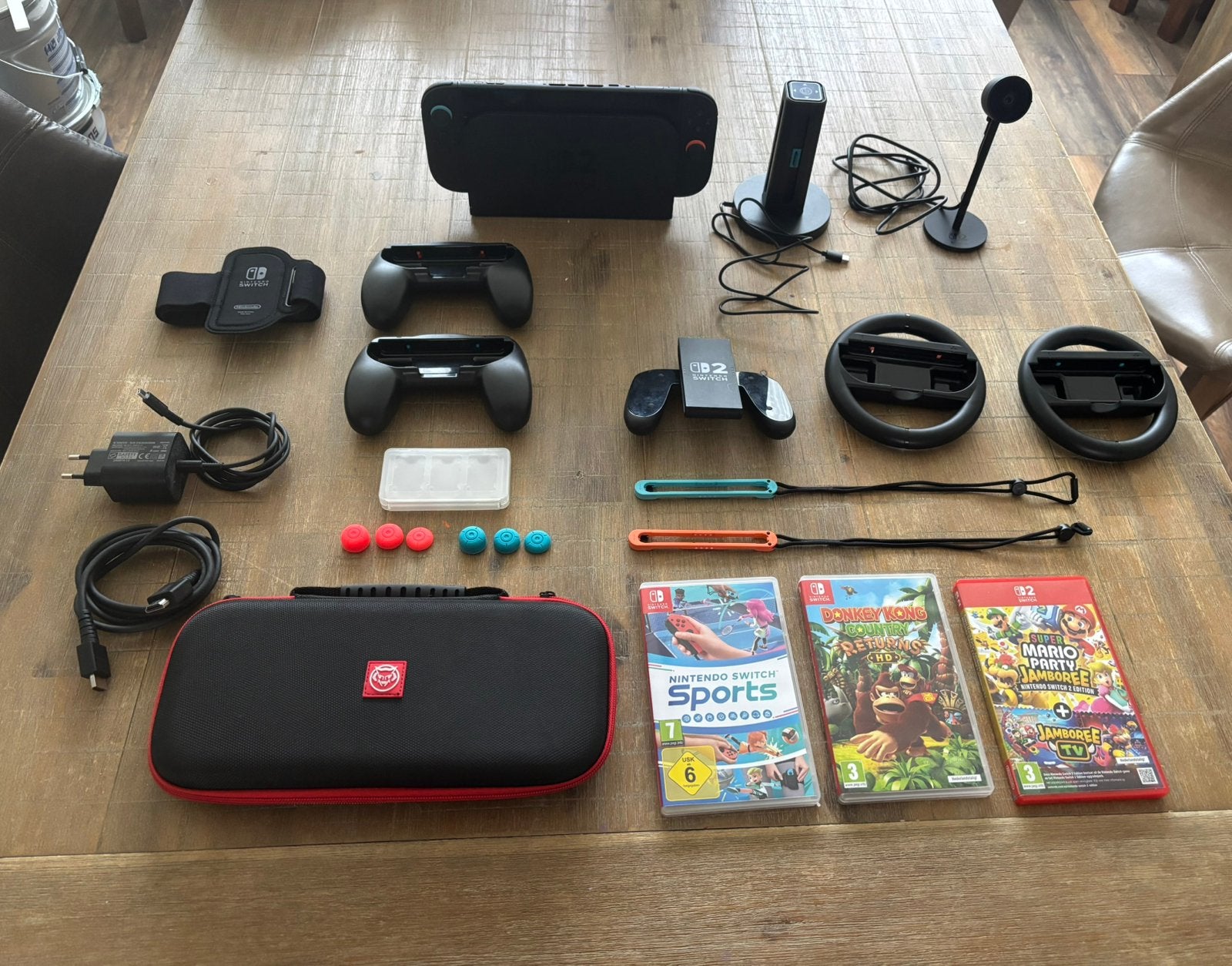 Nintendo Switch 2 Complete Set + 3 Games + Veel Accessoires