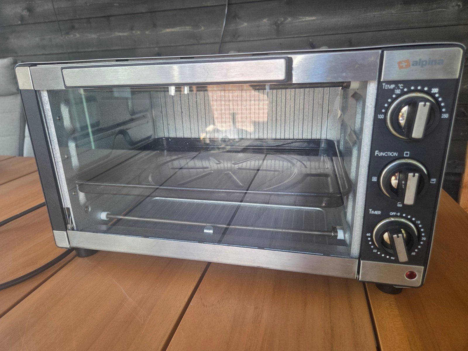Alpina Toaster Oven - Compacte Mini-Oven met Grillfunctie, Ophalen, Gebruikt, Minder dan 45 cm