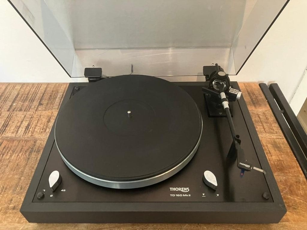 Thorens TD 160 MK II Platenspeler met Ortofon MC 100 899854, Audio, Tv en Foto, Platenspelers, Ophalen, Nieuw, Platenspeler, Thorens