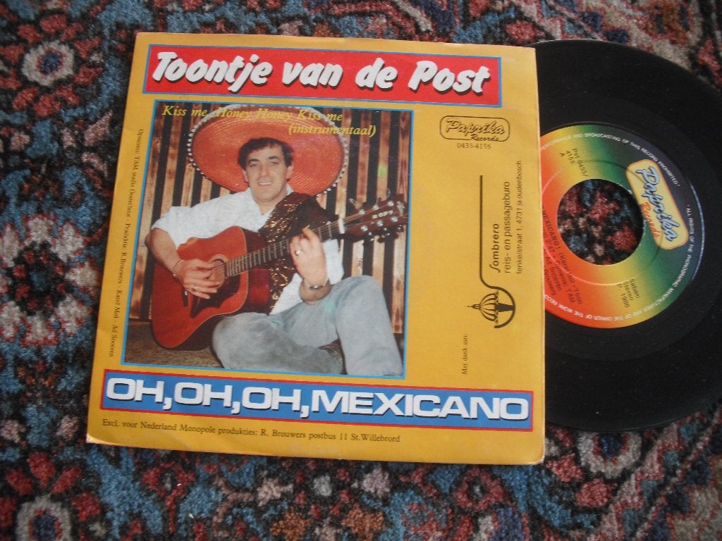 Toontje van de Post - Oh, Oh, Oh, Mexicano., Ophalen of Verzenden, Zo goed als nieuw, 12 inch, Levenslied of Smartlap