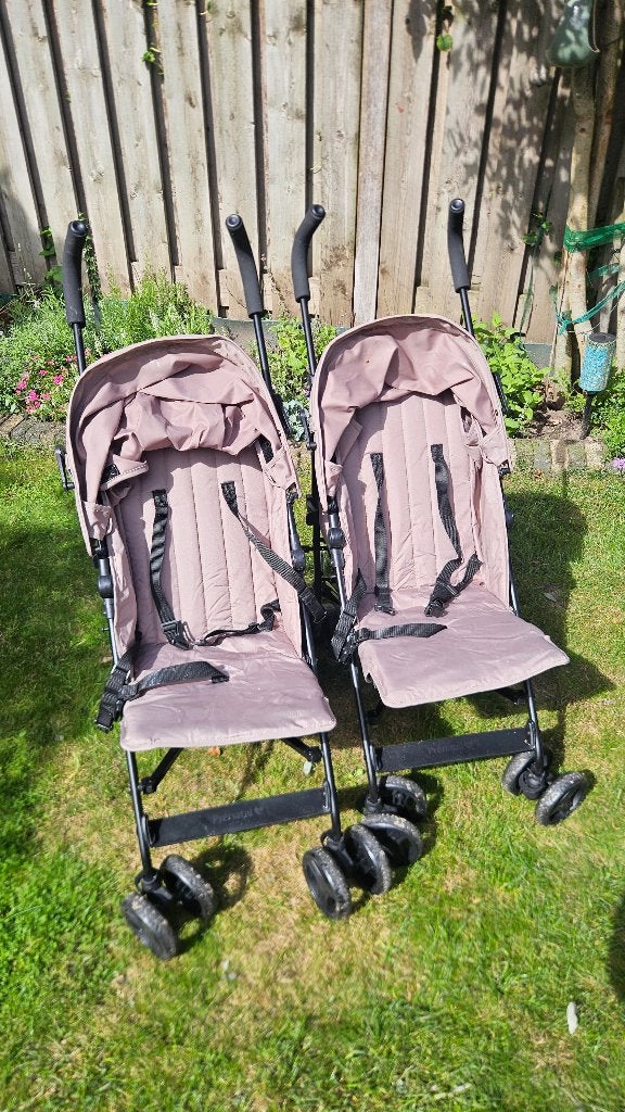 Kinder buggy 2 x, Ophalen, Gebruikt, Overige merken, Verstelbare rugleuning