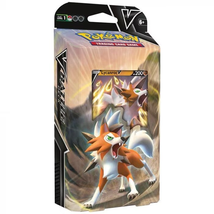 Lycanroc V Battle Decks, Ophalen of Verzenden, Zo goed als nieuw, Speeldeck
