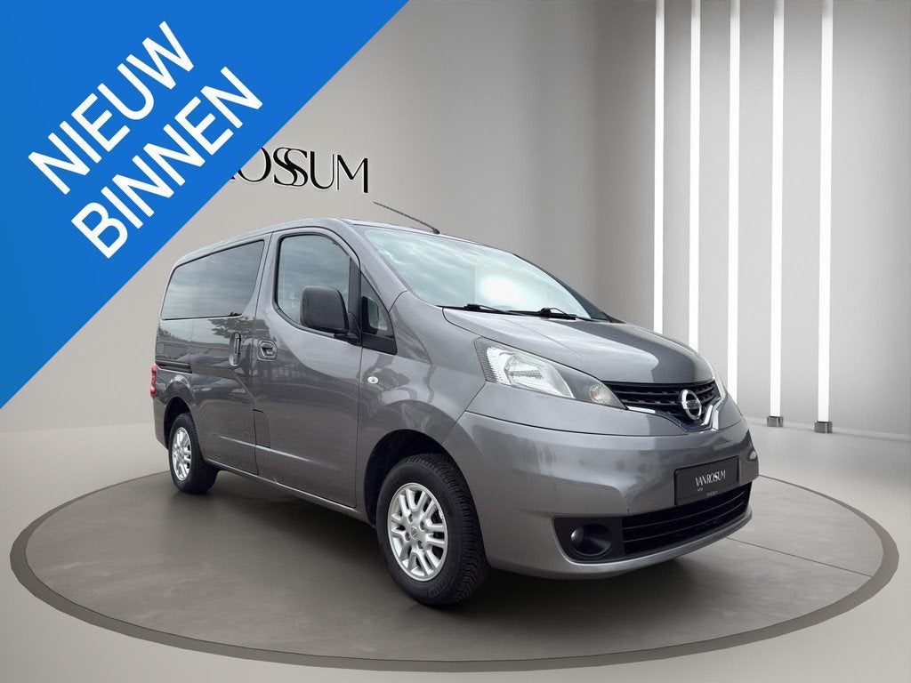 Nissan NV200 1.6 Optima 5 Persoons | Airco | Cruise | Blueto, Voorwielaandrijving, Euro 5, Stof, Gebruikt