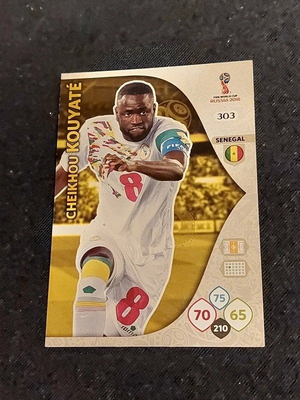 Panini / Voetbalkaart / Cheikhou Kouyaté / Senegal, Ophalen of Verzenden, Zo goed als nieuw, Buitenlandse clubs, Poster, Plaatje of Sticker