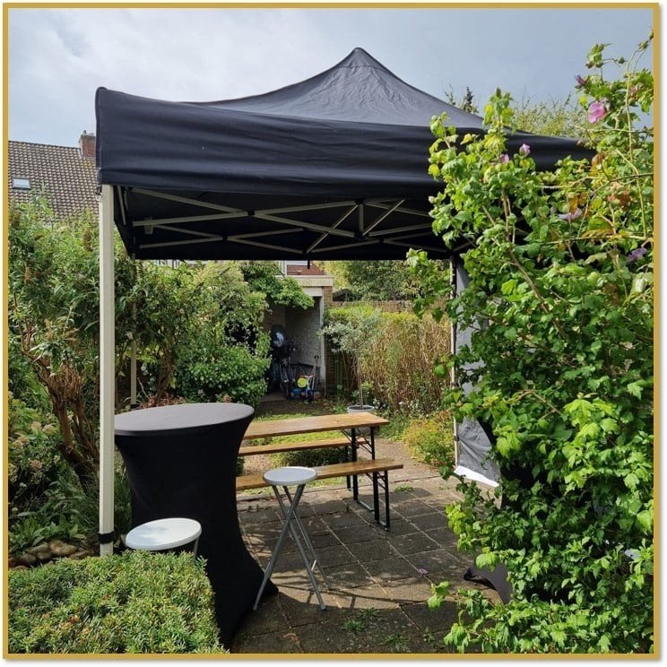 partytent esy up te huur 3x6 meter, Ophalen of Verzenden, 5 tot 8 meter