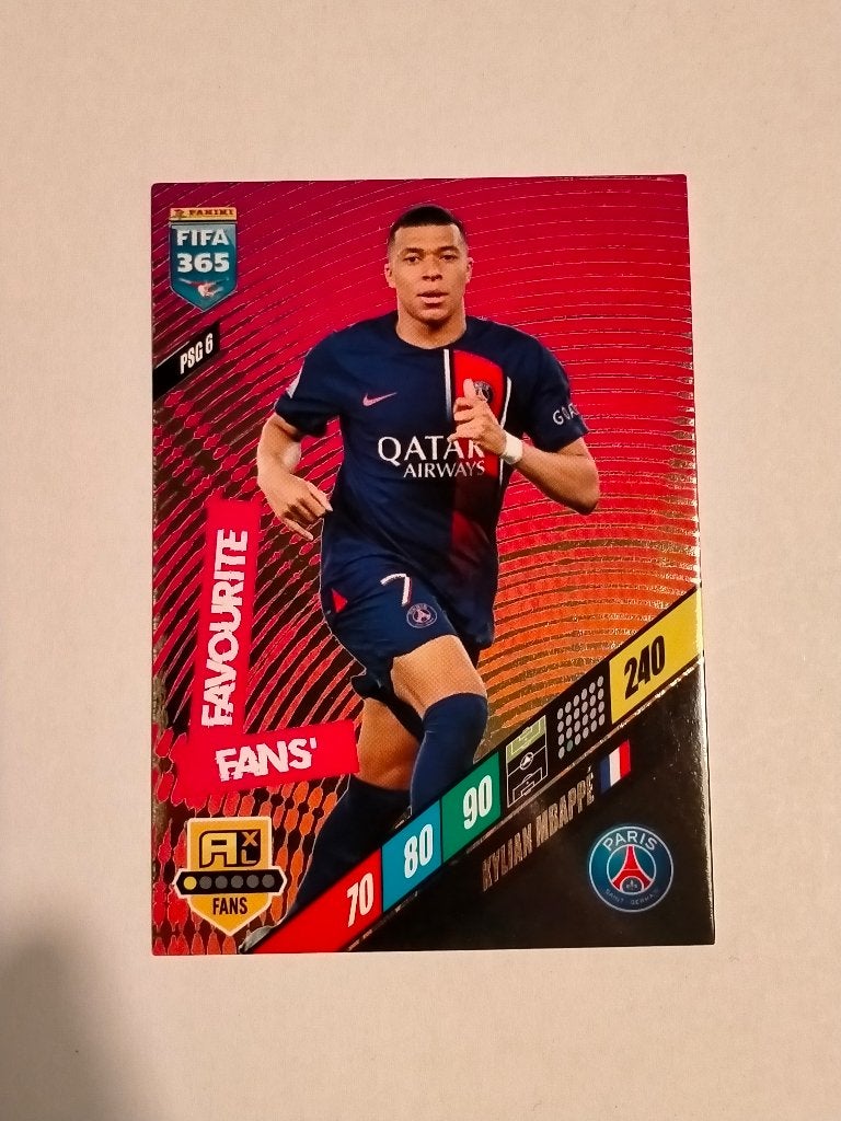 Fifa365 Fifa 365 2024 Adrenalyn voetbal Mbappe Panini, Ophalen of Verzenden, Gebruikt