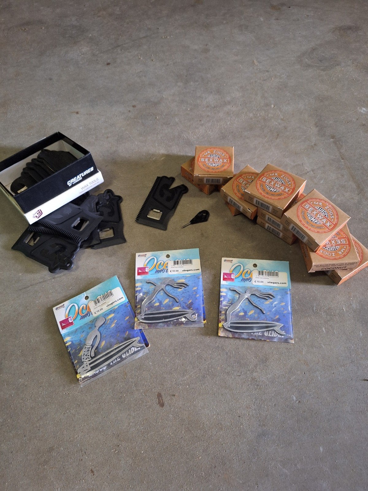 Surf Deal: Wax Tools, Sexwax Coconut & Surf Emblemen, Verzenden, Nieuw, Overige typen