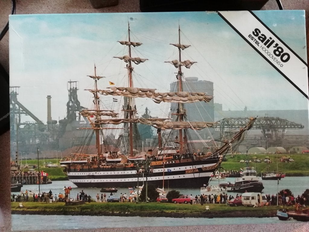 Jumbo Puzzle Sail '80, Hobby en Vrije tijd, Ophalen of Verzenden, 500 t/m 1500 stukjes, Zo goed als nieuw, Legpuzzel