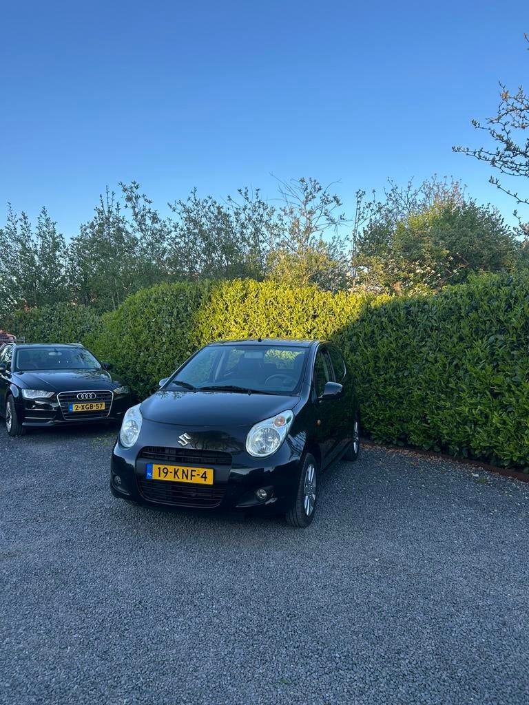 Suzuki Alto 1.0 2010 Zwart|5deurs|NAP|airco|toerenteller|, Auto's, Voorwielaandrijving, Euro 5, Stof, 200 kg