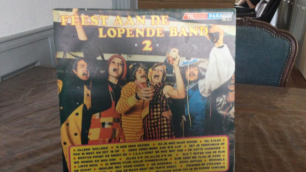 Feest aan de lopende band Telstar lp, Ophalen of Verzenden, Gebruikt, Overige formaten, Nederlandstalig