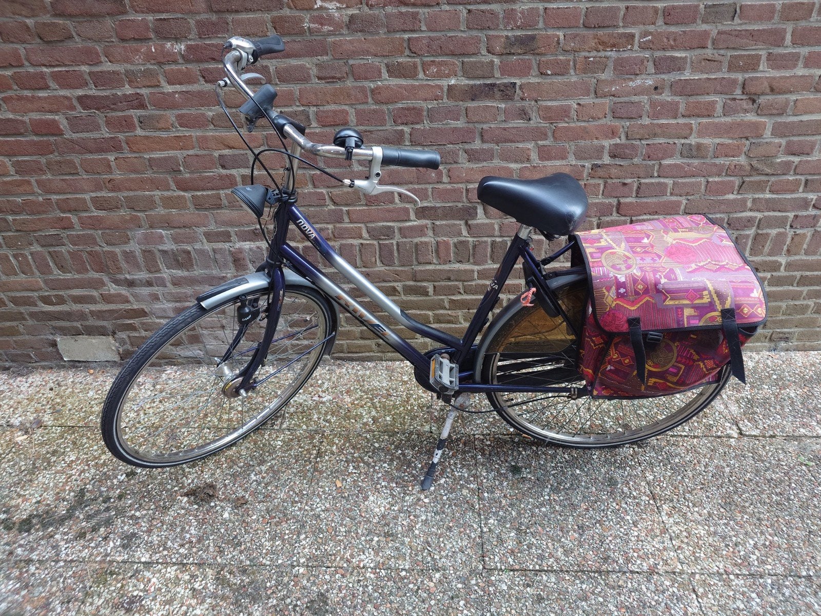 Nova Rivel Damesfiets - 4 versnellingen, 53 cm frame, Fietsen en Brommers, Fietsen | Dames | Damesfietsen, Gebruikt, Velgrem, Versnellingen