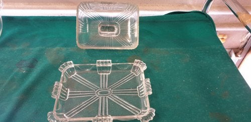 kaas stolp antiek glas ,, Ophalen of Verzenden, 'T Olde Gre-j, Info@toldegrej.nl, Endepoelstraat 20f Didam