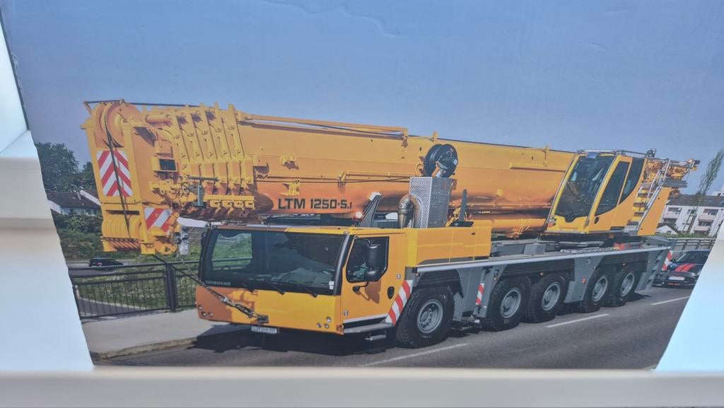 Liebherr ltm 1250 5.1, Hobby en Vrije tijd, Modelauto's | 1:50, Ophalen, Zo goed als nieuw, Hijskraan, Tractor of Landbouw