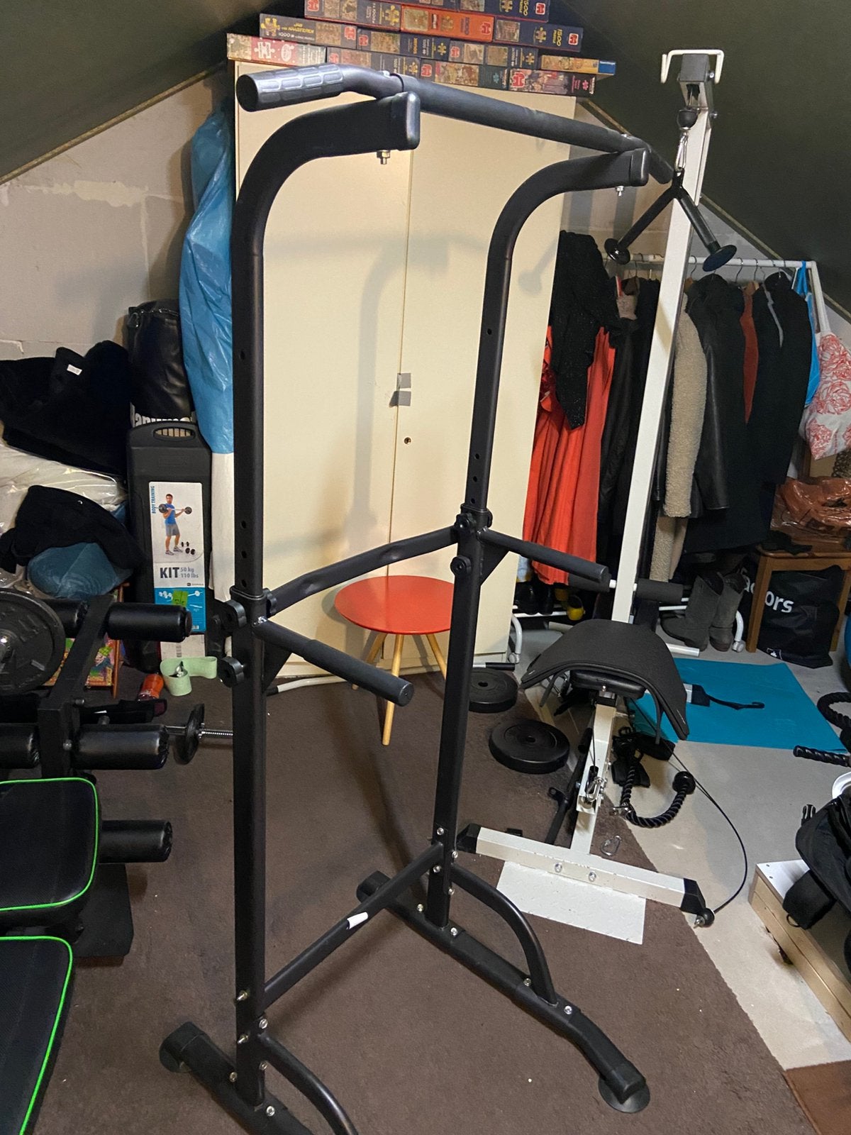 Fitness optrekstang, Sport en Fitness, Ophalen, Zo goed als nieuw, Armen, Oprekstang