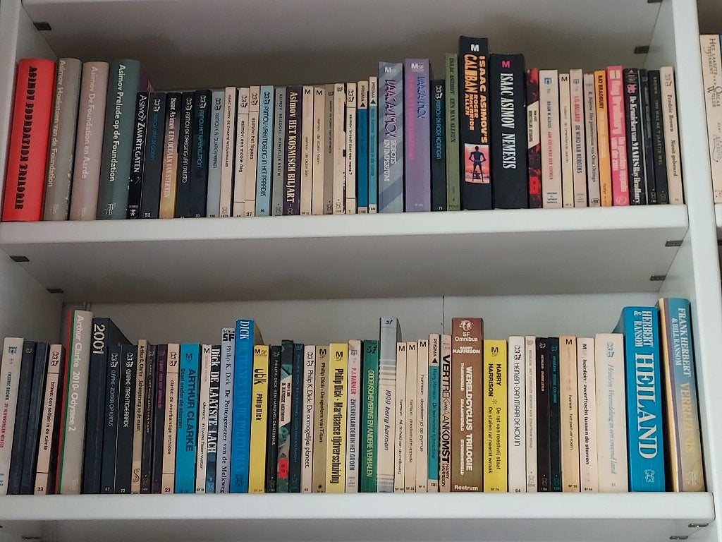 Science Fiction bibliotheek (jaren '60 t/m jaren '80), Ophalen, Gelezen, Diverse auteurs