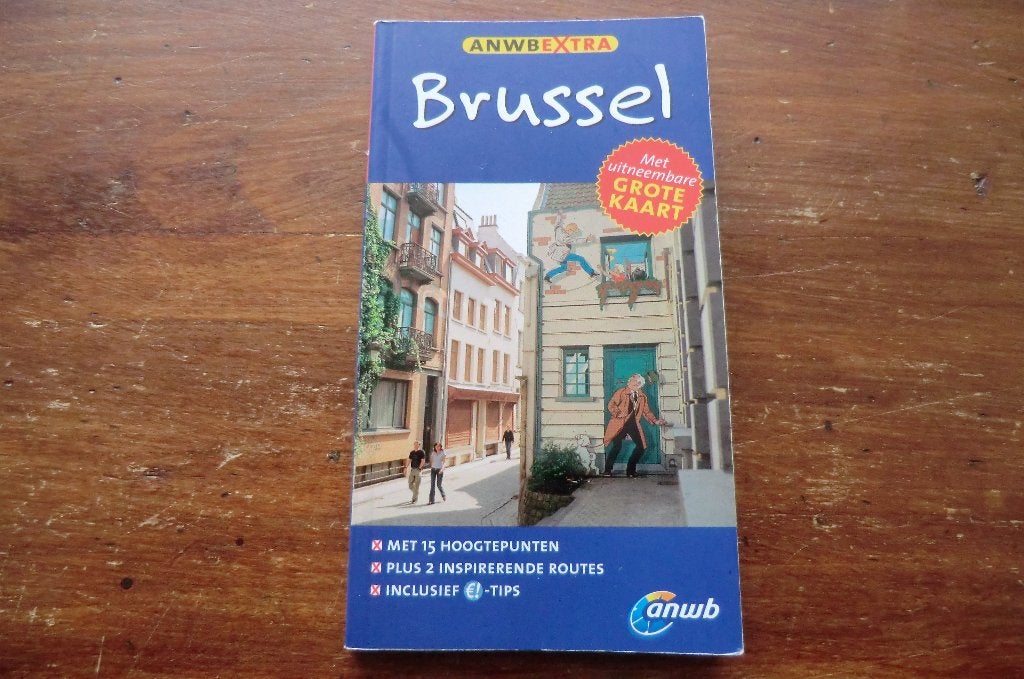 reisgids - Brussel - anwb extra (2015) / België, Ophalen of Verzenden, Zo goed als nieuw, Reisgids of -boek, ANWB