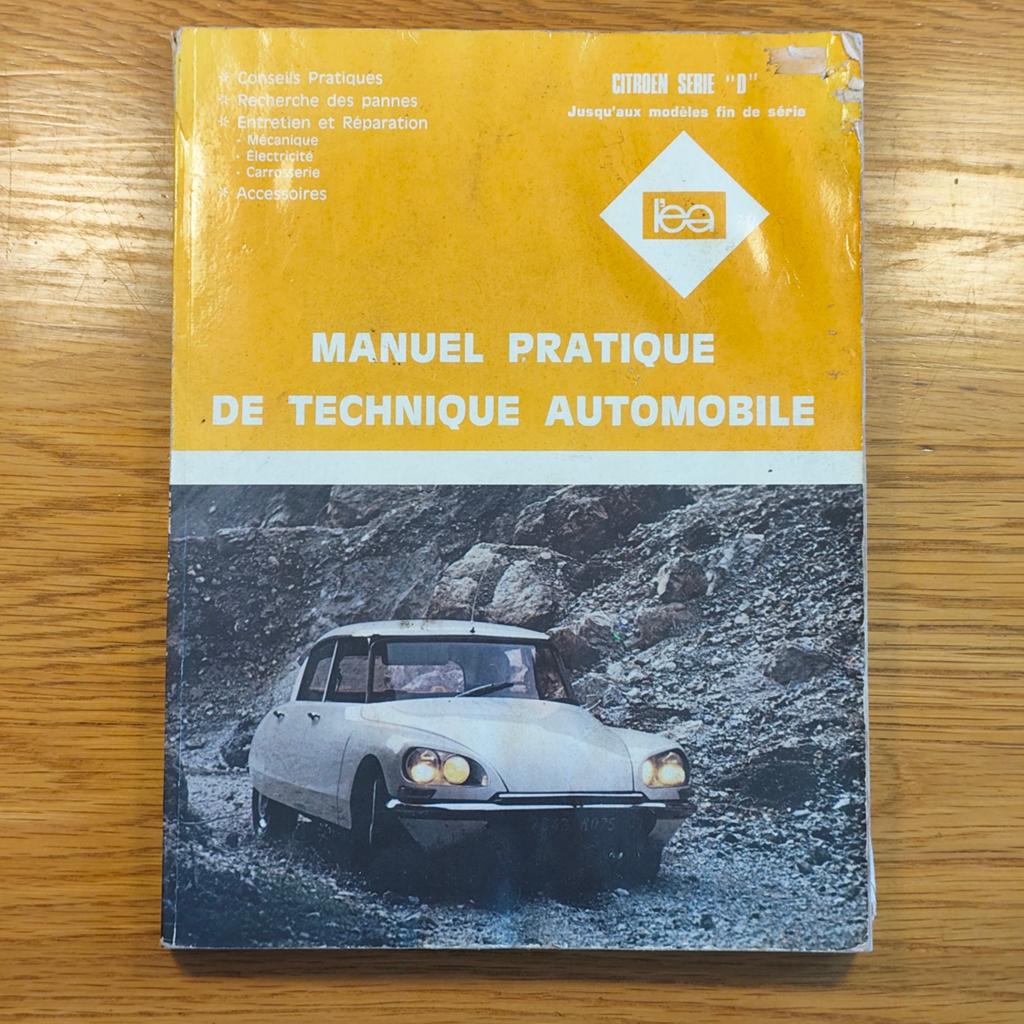 Technisch boek Citroën ID en DS, Ophalen of Verzenden