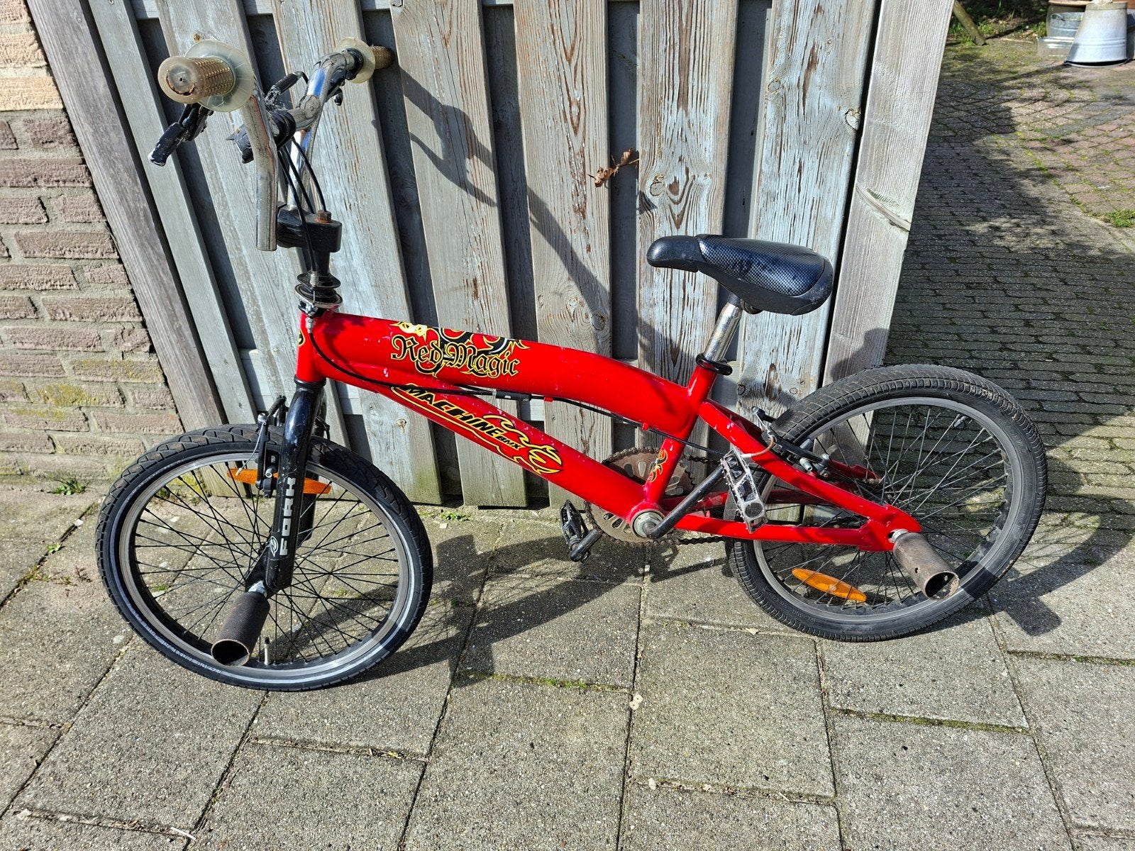 Red Magic Machine BMX Fiets - Gebruikt, Gebruikt, Velgrem, 20 tot 24 inch, Ophalen of Verzenden