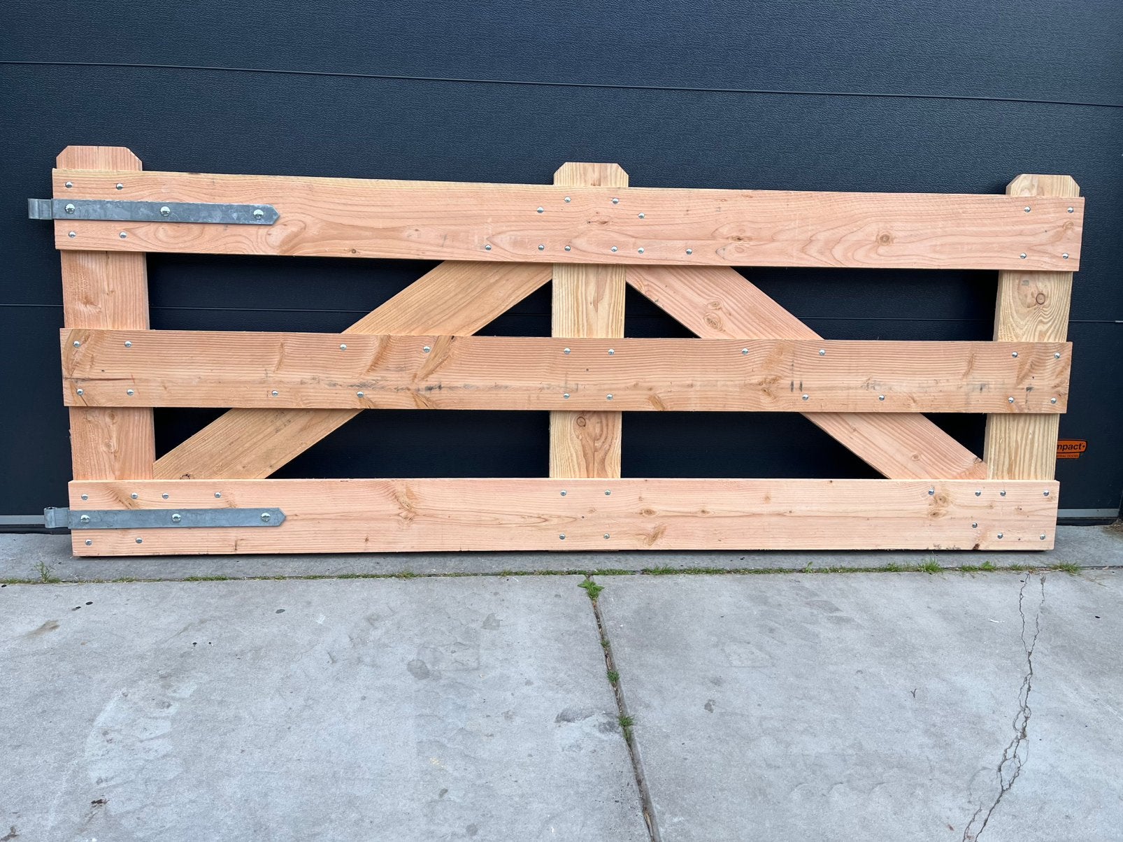 Poort tuinhek Boerenlandhek erfscheiding hout natuurlijk, Tuin en Terras, Tuinhekken en Hekwerk, Met poort, Gerard Krale, Nieuw