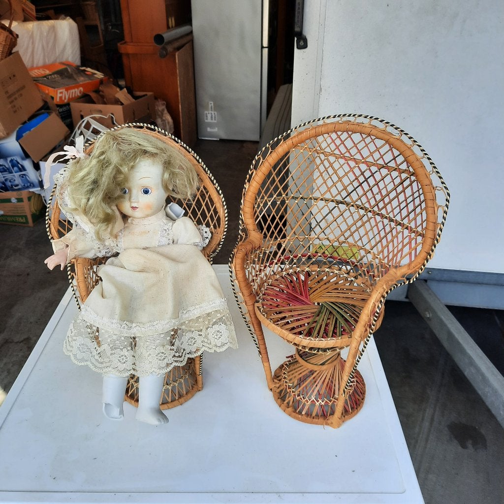 rotan stoeltjes, Ophalen, Twee, Overige kleuren, Riet of Rotan