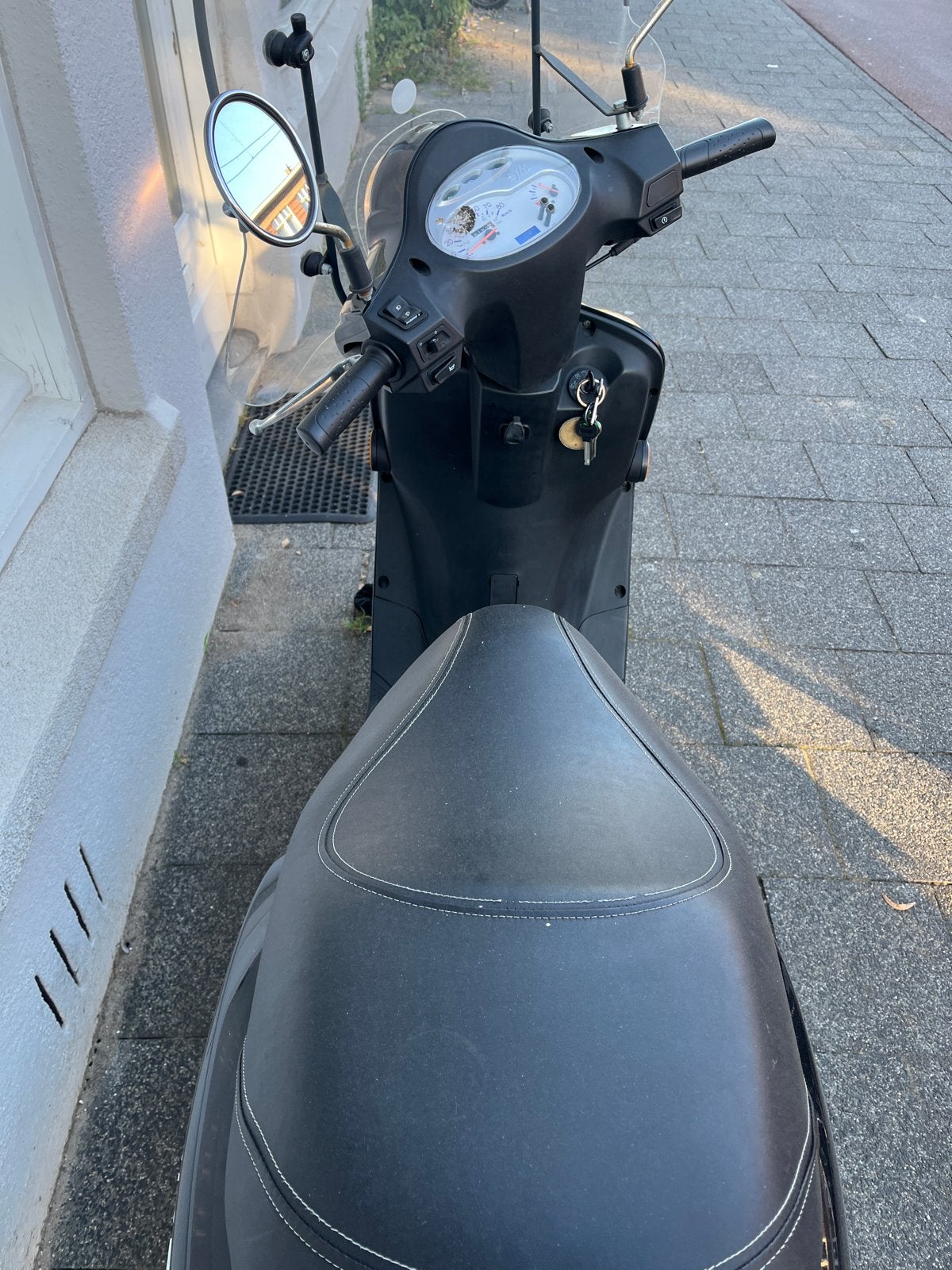Sym fiddle Scooter - Zwart 6200km, Ophalen, Gebruikt, Maximaal 45 km/u, Benzine